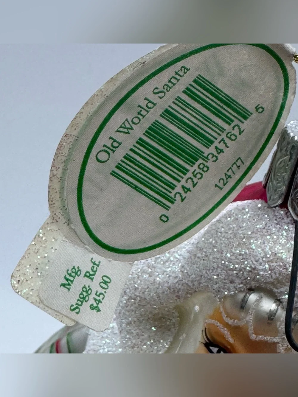 Waterford Holiday Heirlooms Old World Santa Glass Ornament Handmade in Poland